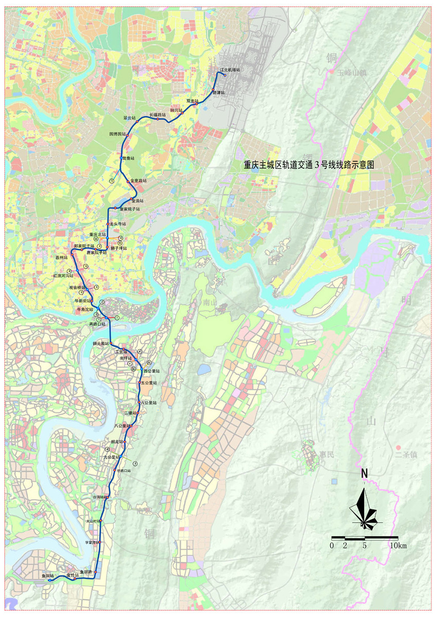 重庆地铁3号线线路图最新详解，一份全面的步骤指南